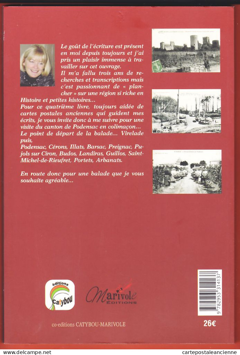 39367 / ⭐ ♥️ Canton PODENSAC (33) ARBANATS BARSAC BUDOS CERONS GUILLOS ILLATS LANDIRAS VIRELADE De BOUCHARD-CAMEDECASSE - Libros & Catálogos