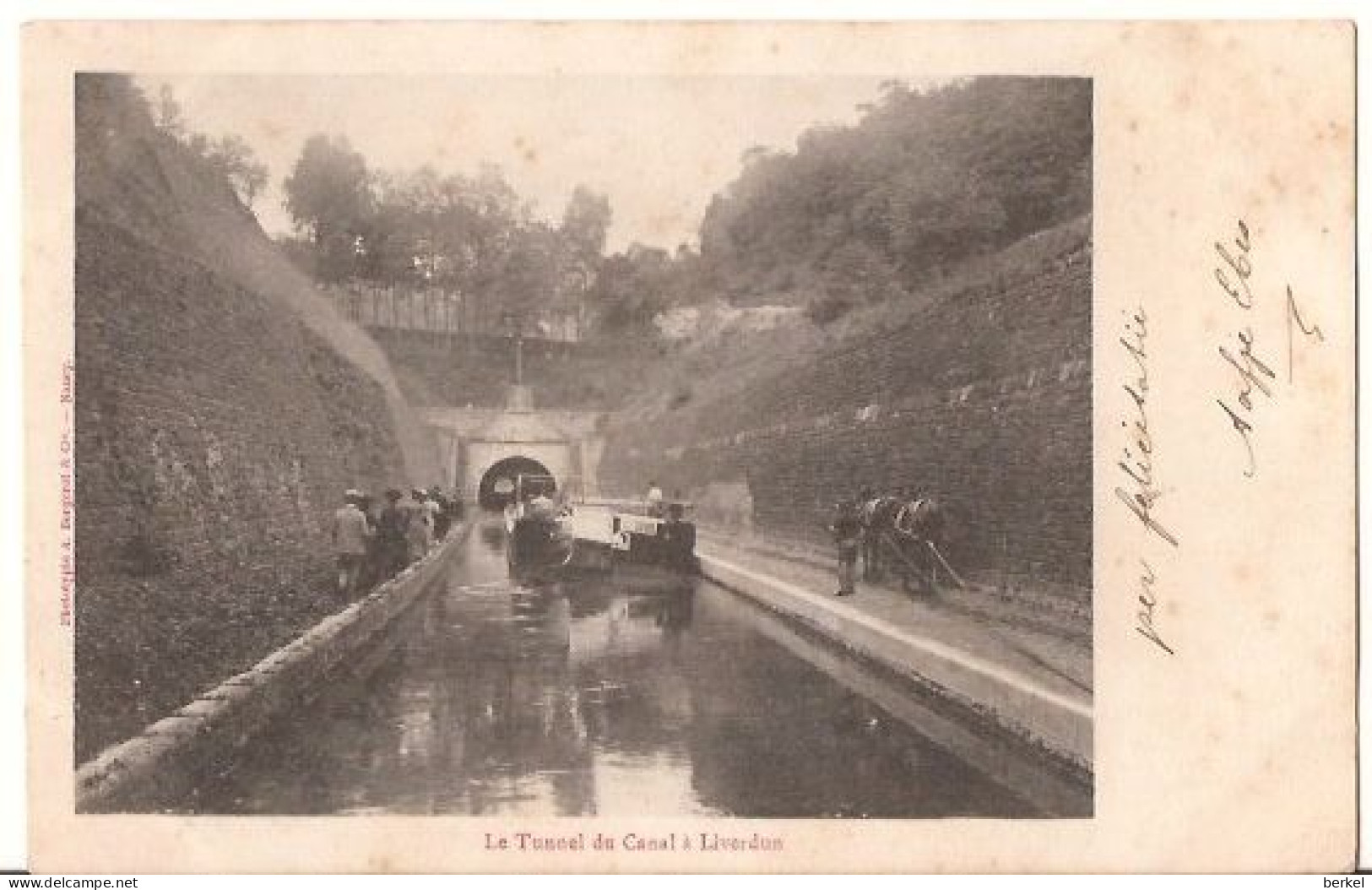 LIVERDUN Tunnel Du Canal Peniche Batellerie Halage 019 D2  PHOTO A. Bergeret NANCY - Hausboote