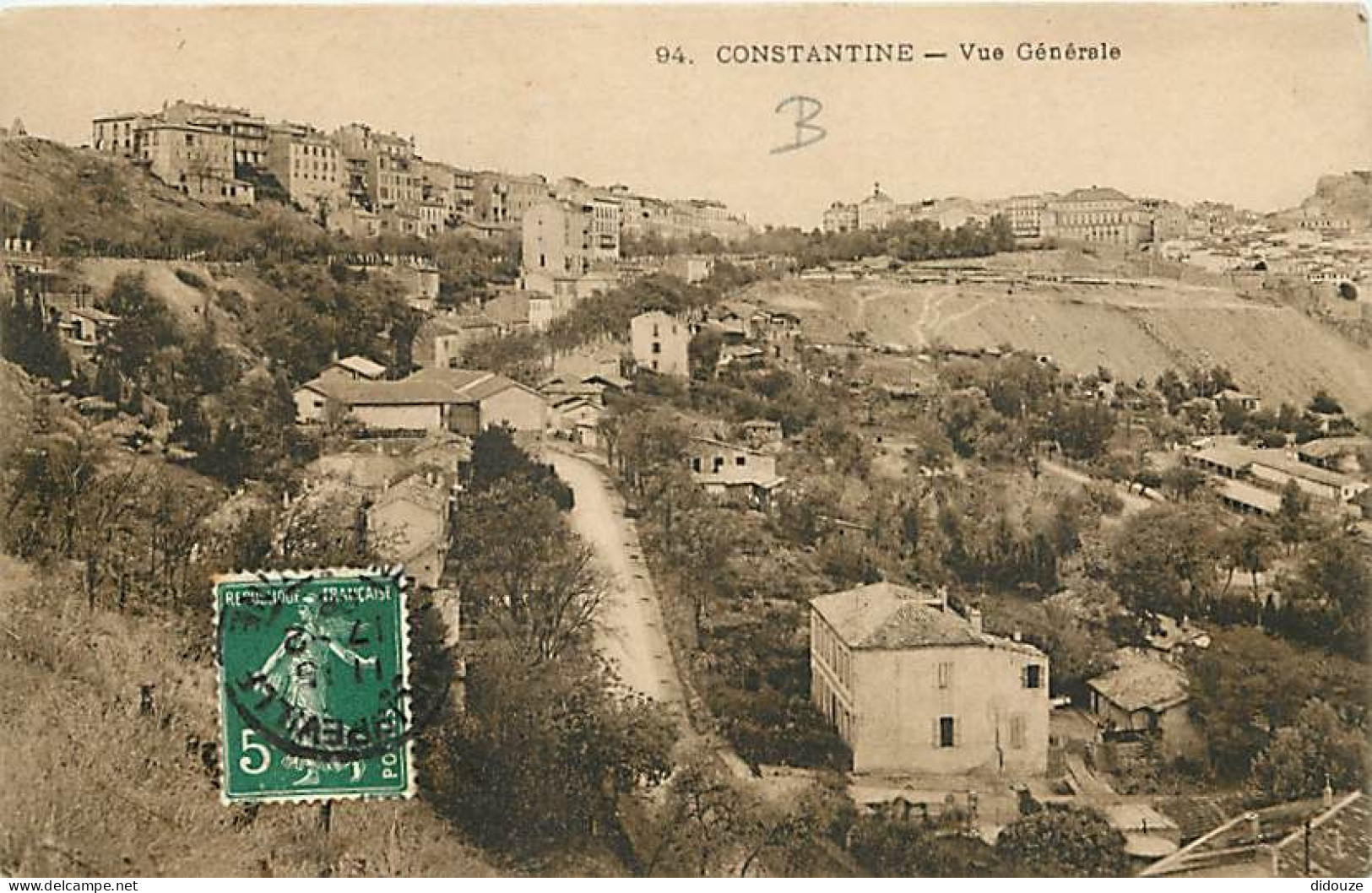 Algérie - Constantine - Vue Générale - CPA - Voir Scans Recto-Verso - Constantine