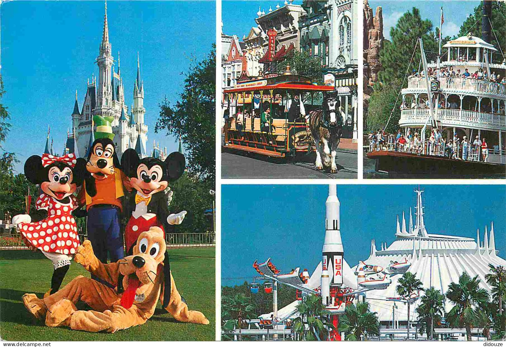 Parc D'Attractions - Walt Disney World Orlando - Magic Kingdom - Multivues - CPM - Voir Scans Recto-Verso - Disneyworld