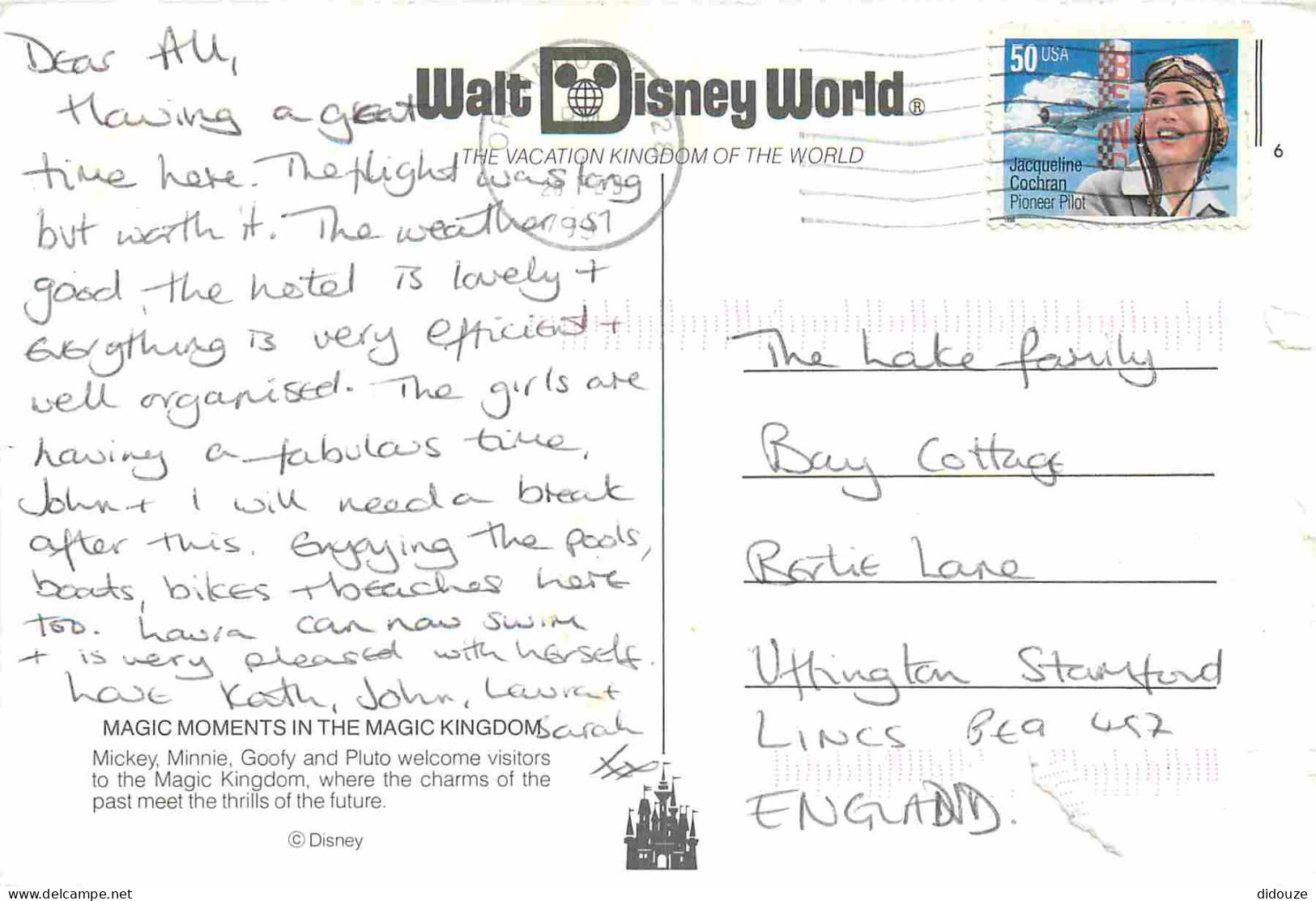 Parc D'Attractions - Walt Disney World Orlando - Magic Kingdom - Multivues - CPM - Voir Scans Recto-Verso - Disneyworld