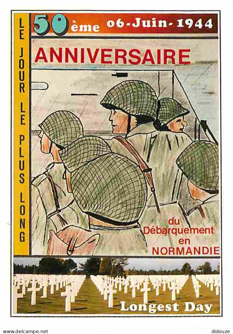 Histoire - Débarquement En Normandie - 50e Anniversaire - Les Grands Lieux Du Débarquement - Carte Neuve - CPM - Voir Sc - Geschichte