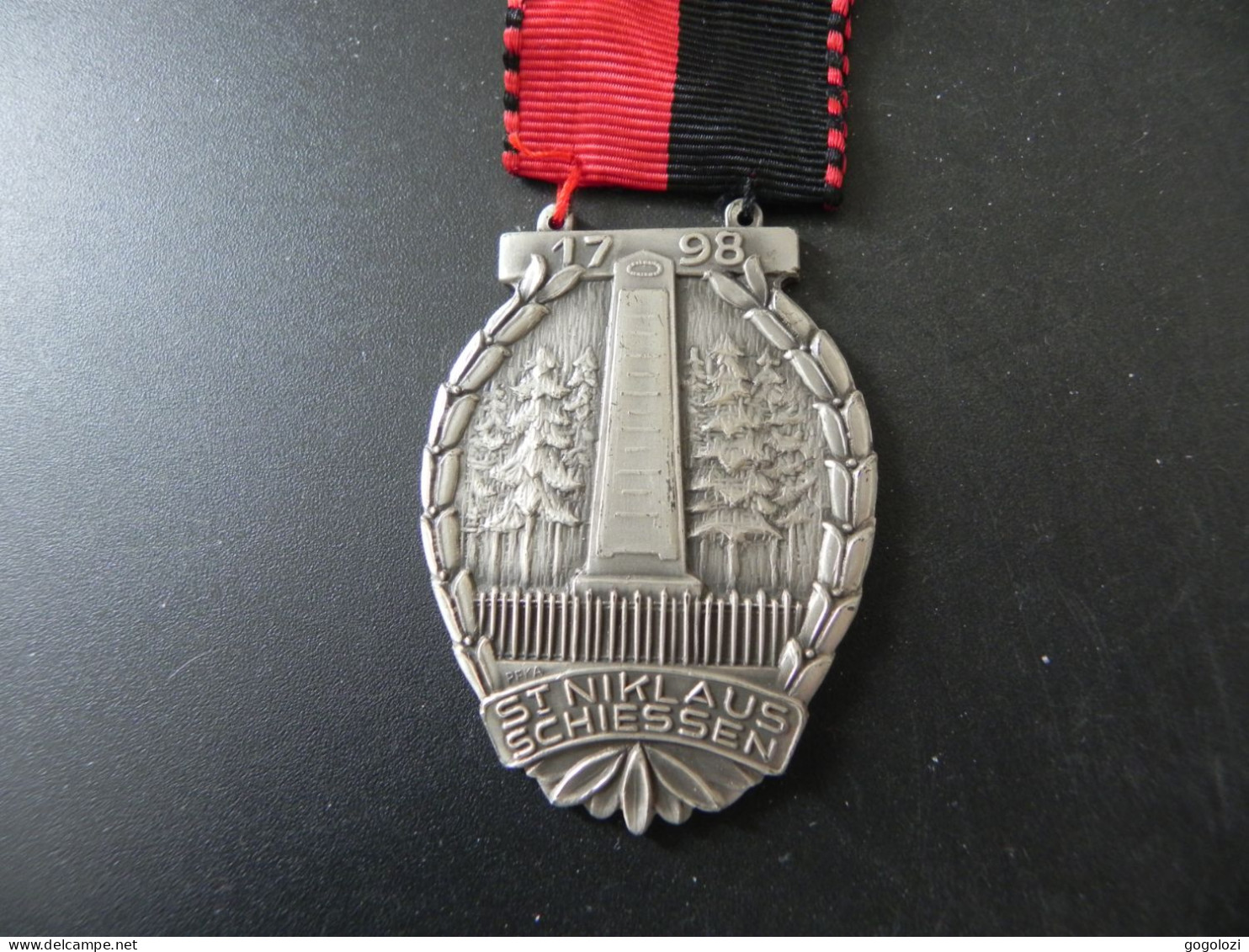 Shooting Medal - Medaille Schweiz Suisse Switzerland - Auszeichnung St. Niklaus Schiessen 1965 - Other & Unclassified