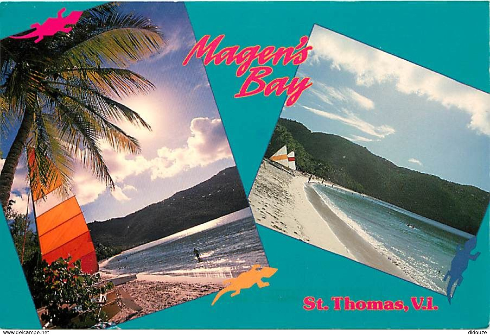 Antilles - Iles Vierges Américaines - U S Virgin Islands - St Thomas - Magen's Bay Beach - Multivues - CPM - Voir Scans  - Jungferninseln, Amerik.