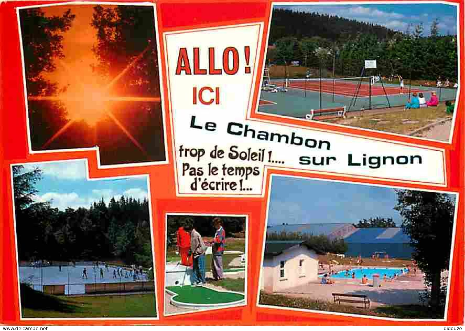 43 - Le Chambon Sur Lignon - Multivues - Piscine - Mini Golf - Flamme Postale - CPM - Voir Scans Recto-Verso - Le Chambon-sur-Lignon