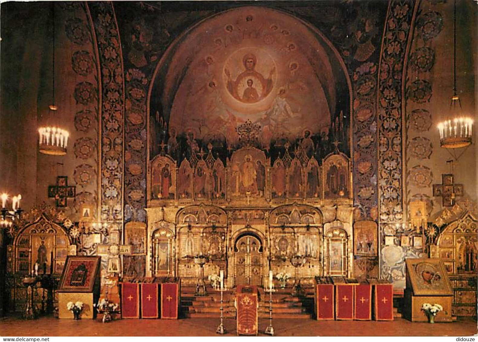 06 - Nice - La Cathédrale Orthodoxe Russe - L'Iconostase - CPM - Carte Neuve - Voir Scans Recto-Verso - Monuments, édifices
