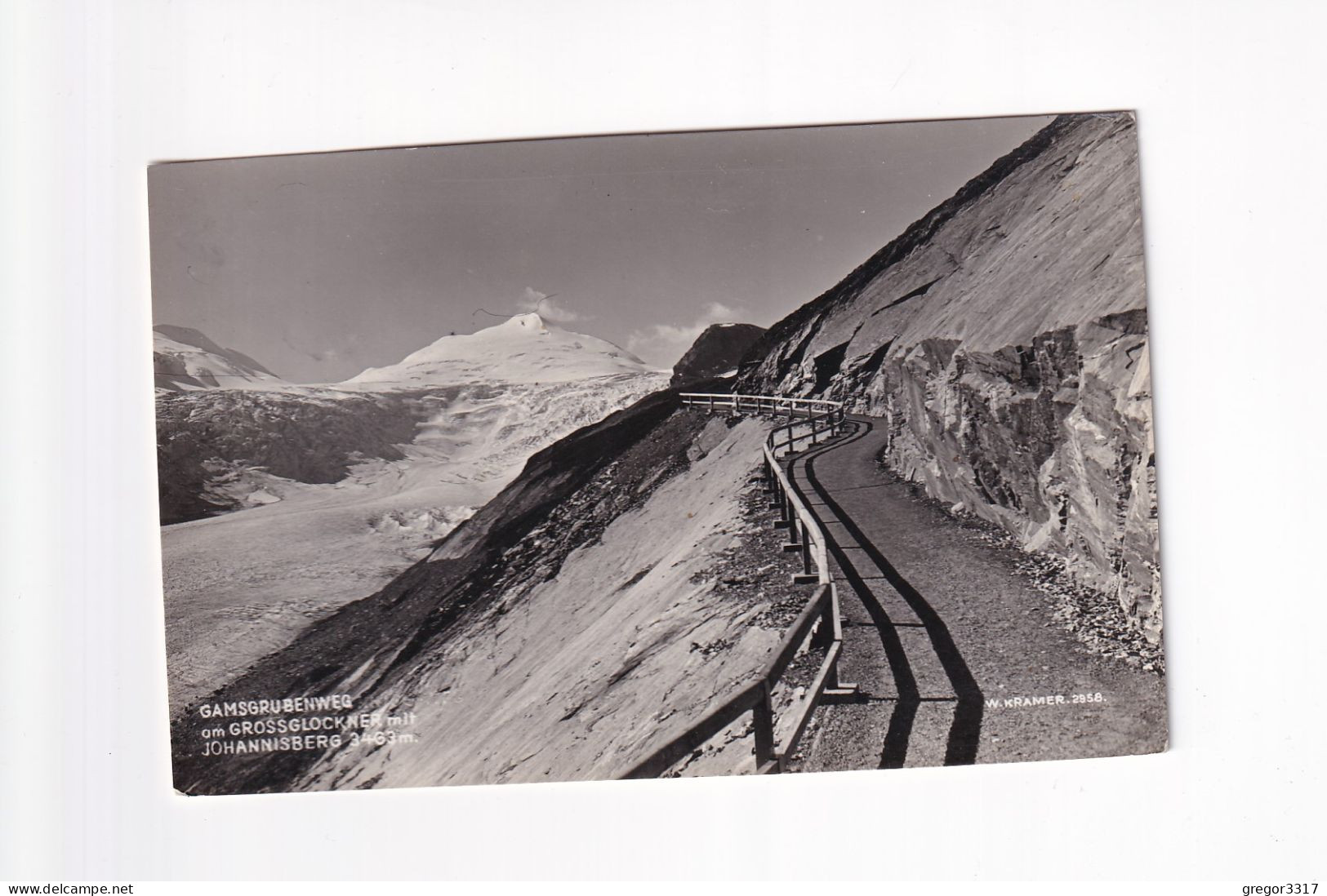 E5962) GAMSGRUBENWEG Am Grossglockner Mit Johannisberg ALT! - Autres & Non Classés