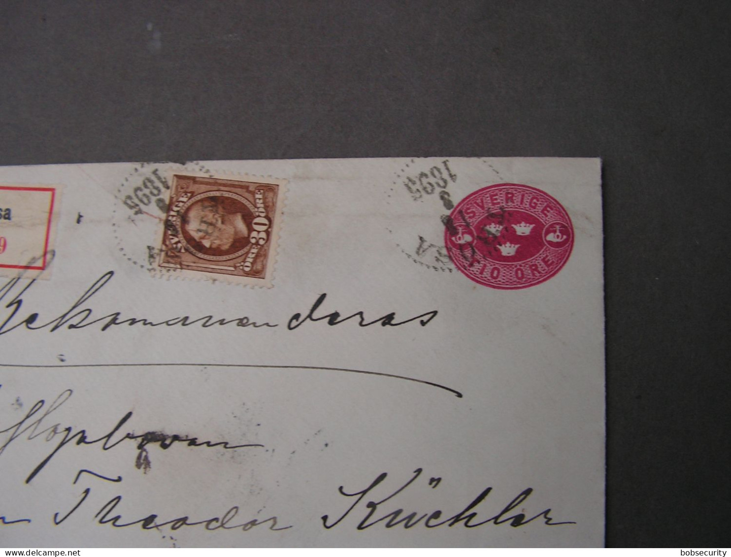 Schweden Altbrief Trosa 1895 - Storia Postale