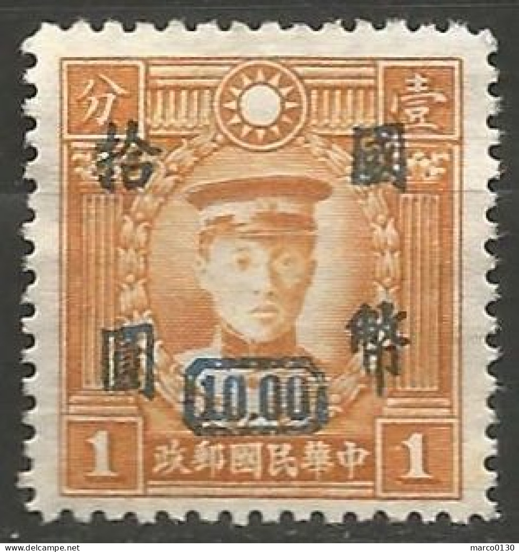 CHINE  N° 446 NEUF Sans Gomme  - 1912-1949 Republic