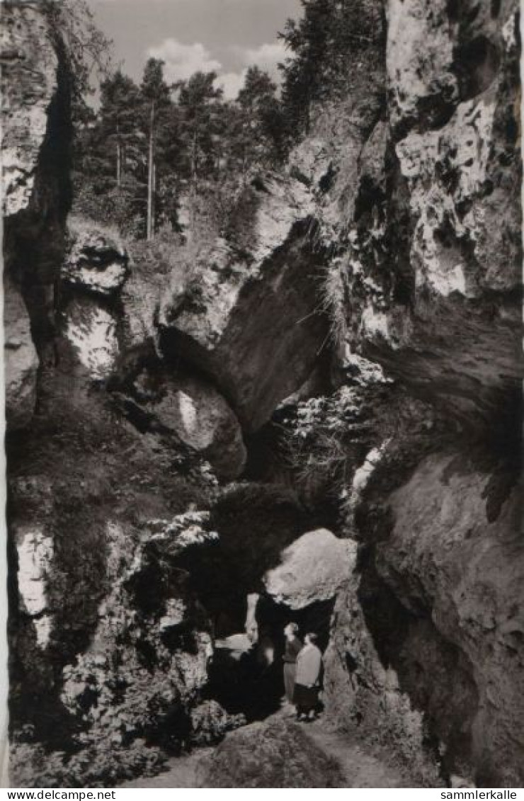 38009 - Teufelshöhle (Fränk. Schweiz) - Ausgang - Ca. 1955 - Pottenstein