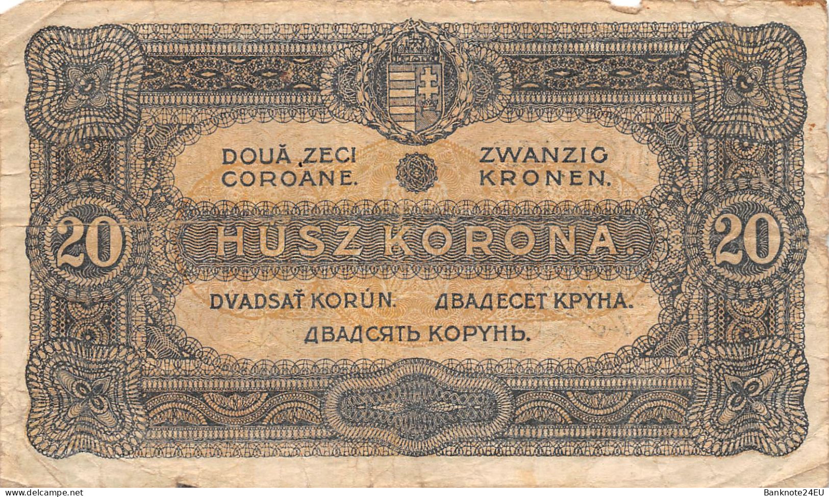 Hungary 20 Korona 1920 Good Pn 61b - Hongrie