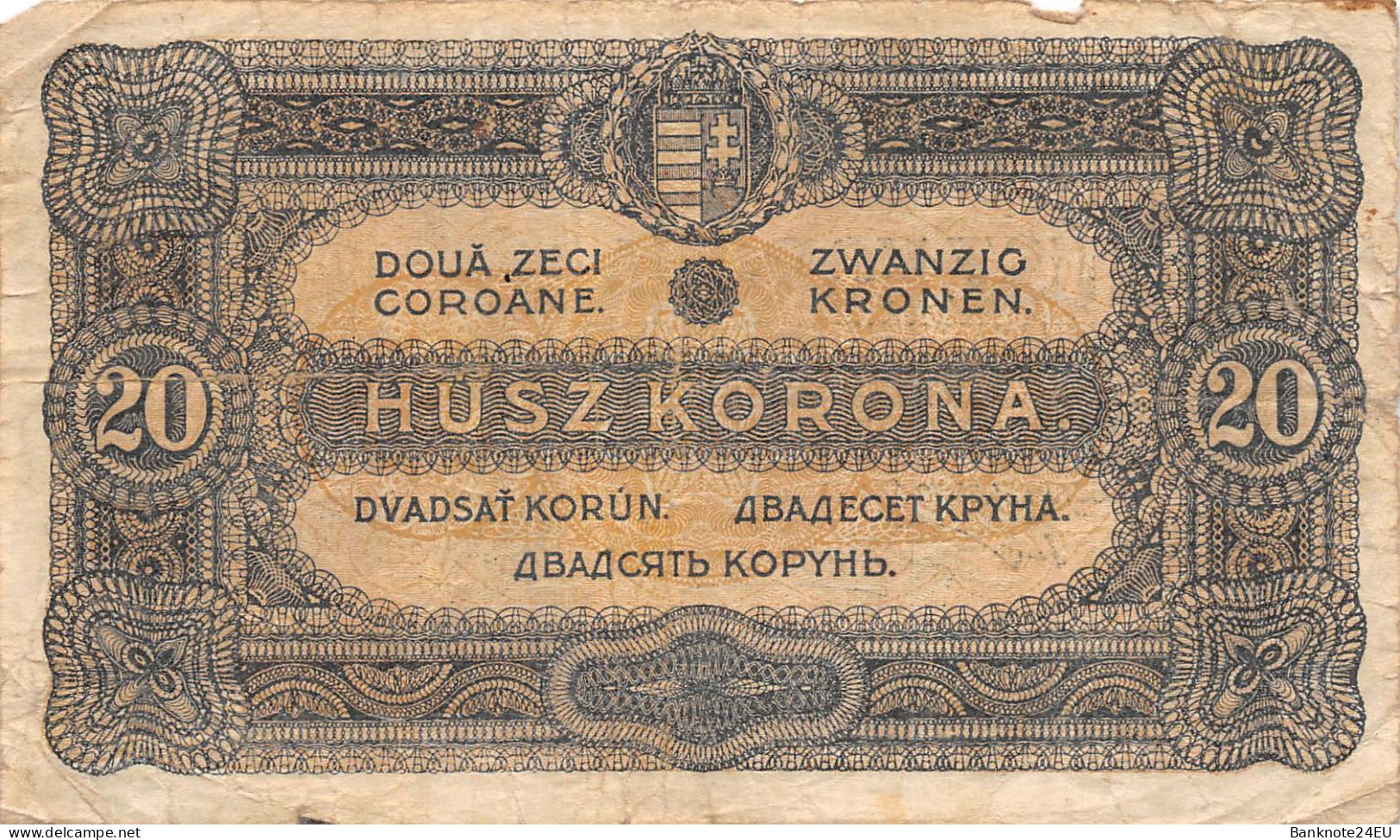 Hungary 20 Korona 1920 Good Pn 61b - Ungheria