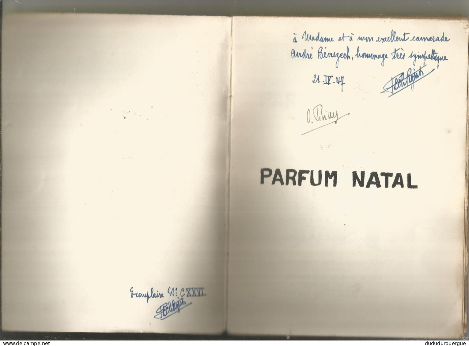 PAUL LOUIS CH. ROJAT , MEMBRE CORRESPONDANT DE L ACADEMIE DE NIMES : PARFUM NATAL - French Authors