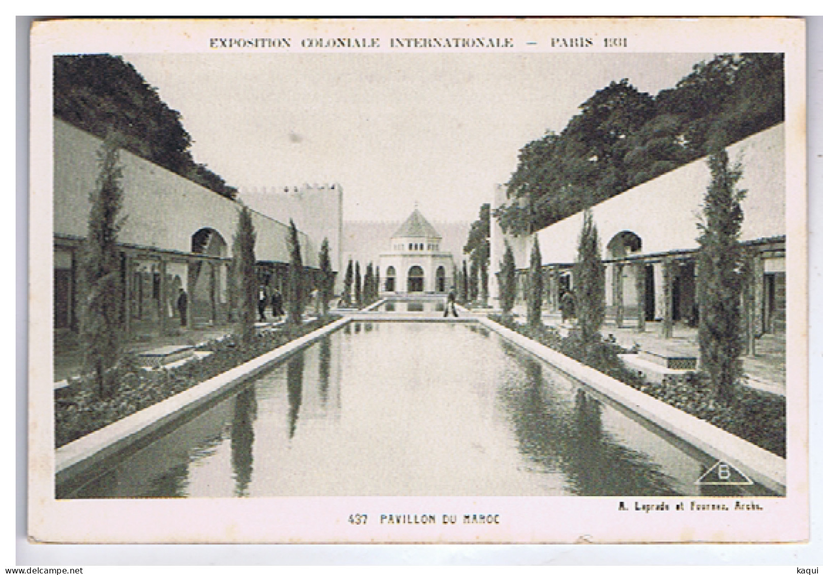 PARIS 1931 - Exposition Coloniale Internationale - Pavillon Du MAROC - Braun& Cie - N° 437 - Exhibitions