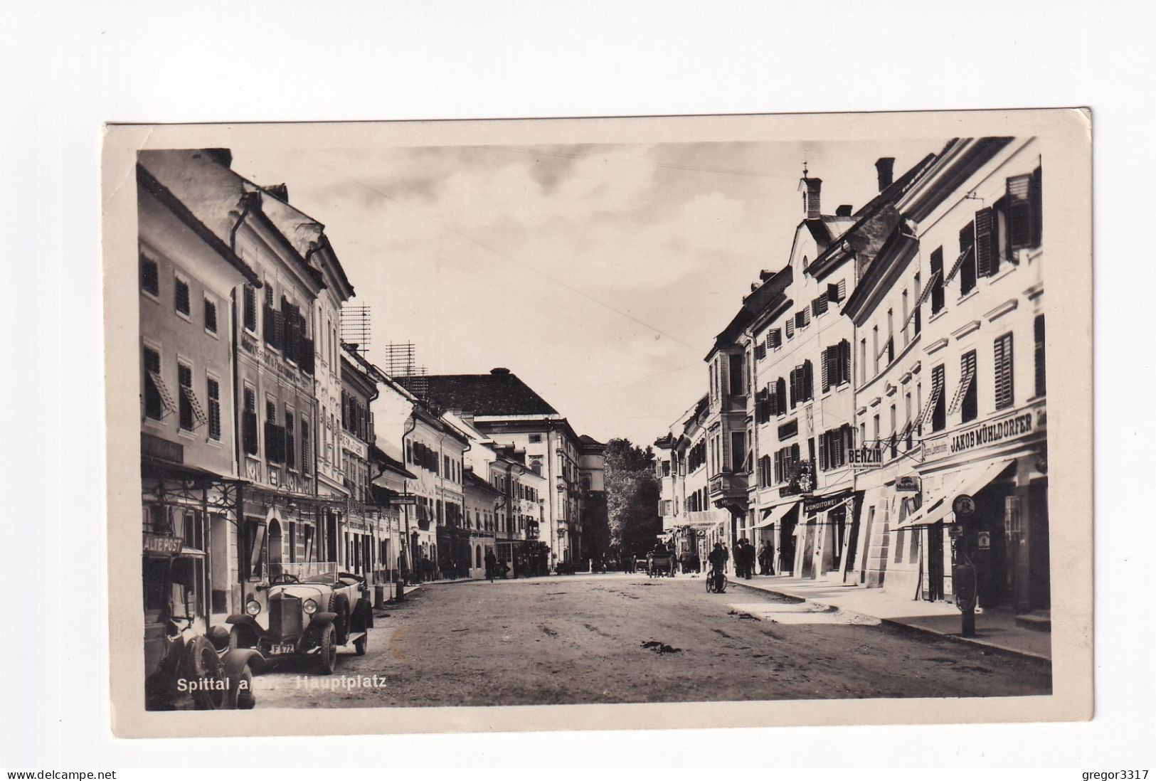 E5970) SPITTAL A. D. DRAU - Hauptplatz - Sehr Alte AUTO - Geschäfte - Ua. JAKOB MÜHLDORFER 1930 - Spittal An Der Drau