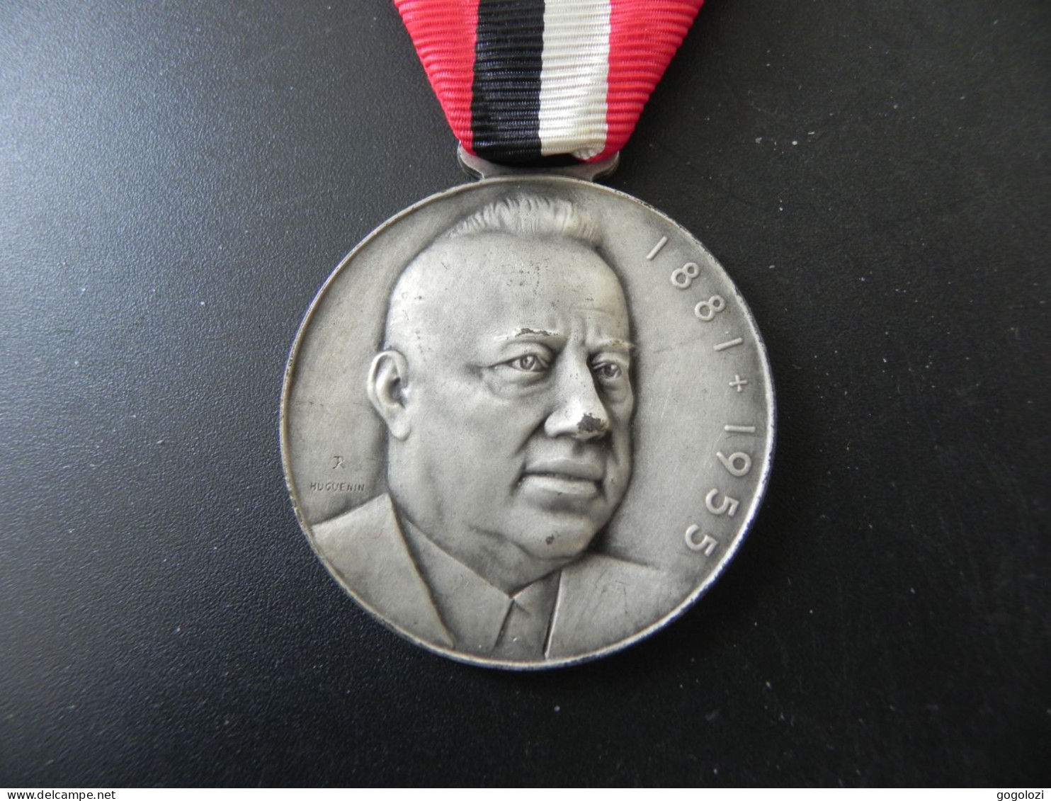 Shooting Medal - Medaille Schweiz Suisse Switzerland - Auszeichnung Bundesrat Rudolf Minger Schiessen 1962 - Otros & Sin Clasificación