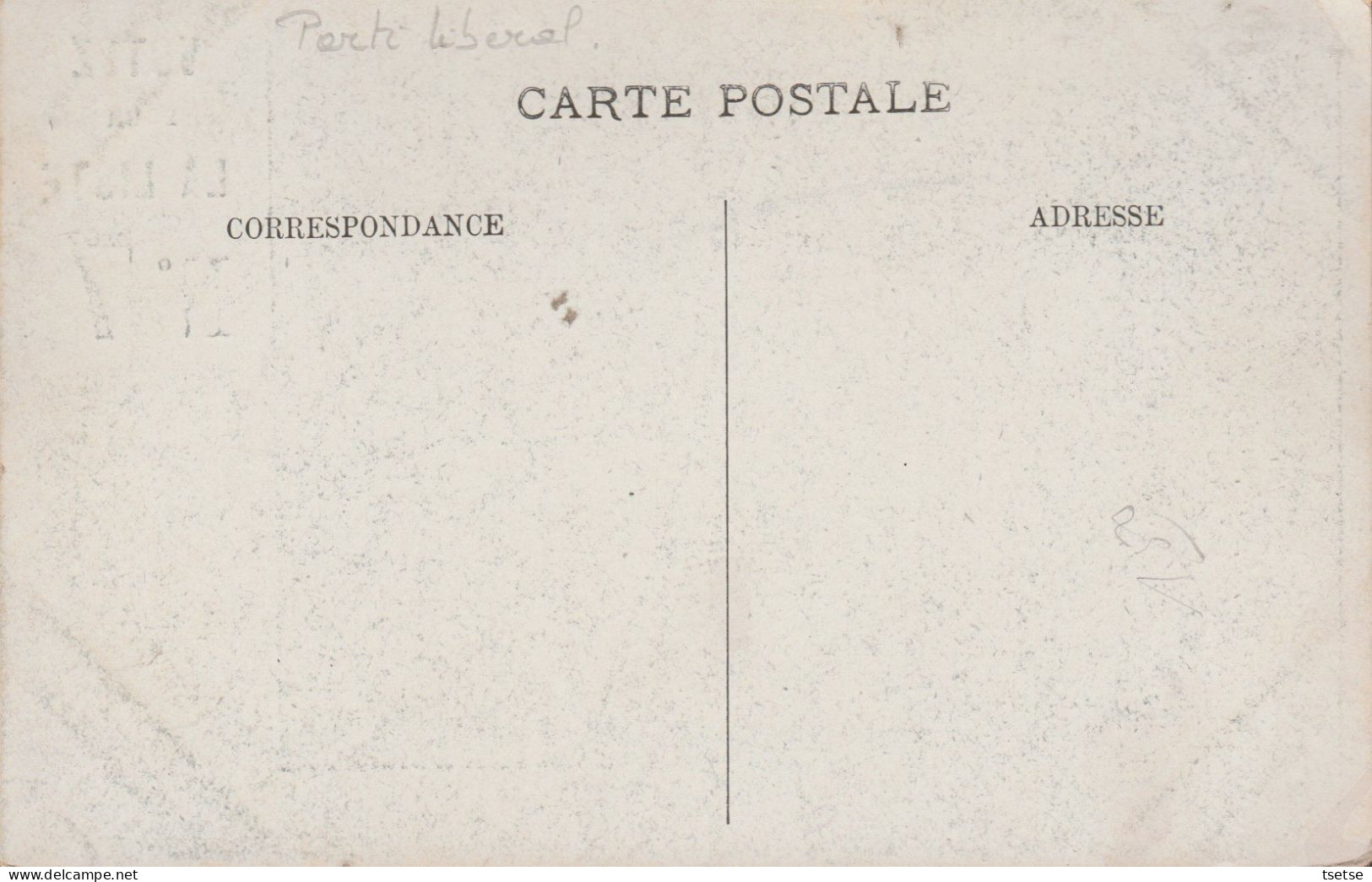 Parti Libéral - Votez La Liste N°7 - Elections De 1904  ...satire Du Parti Catholique  ( Voir Verso ) - Satiriques