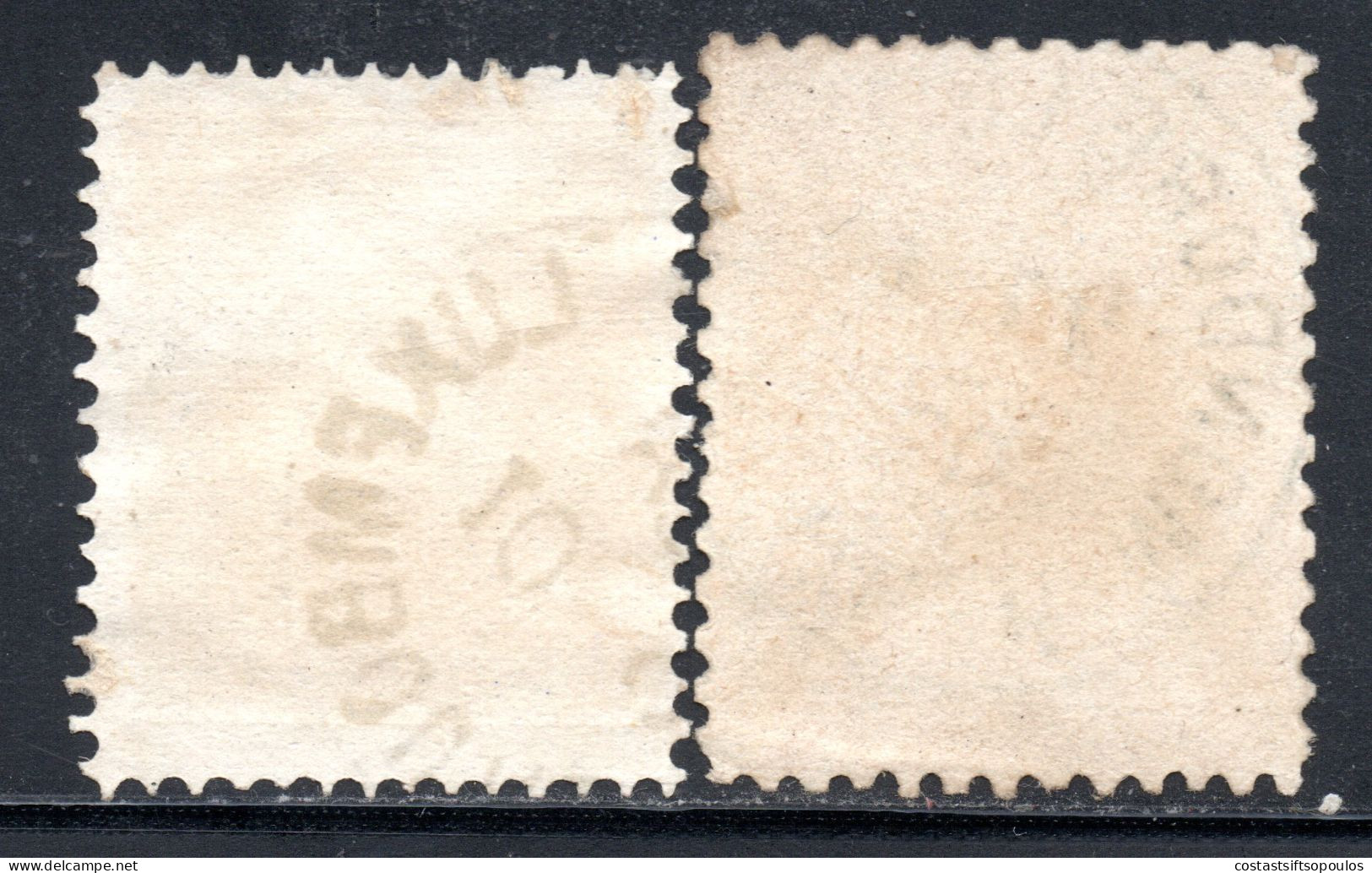 2741.LUXEMBOURG 1880-1881 5 C.,10 C.LOT - 1859-1880 Stemmi