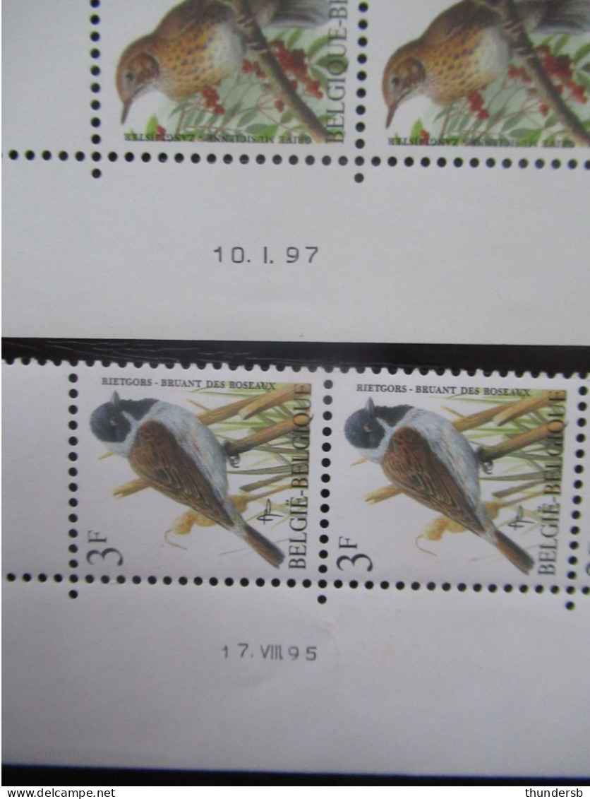 2424/26 'Buzin' - Postfris ** - Drukdatums En Plaatnummer - 1985-.. Vogels (Buzin)