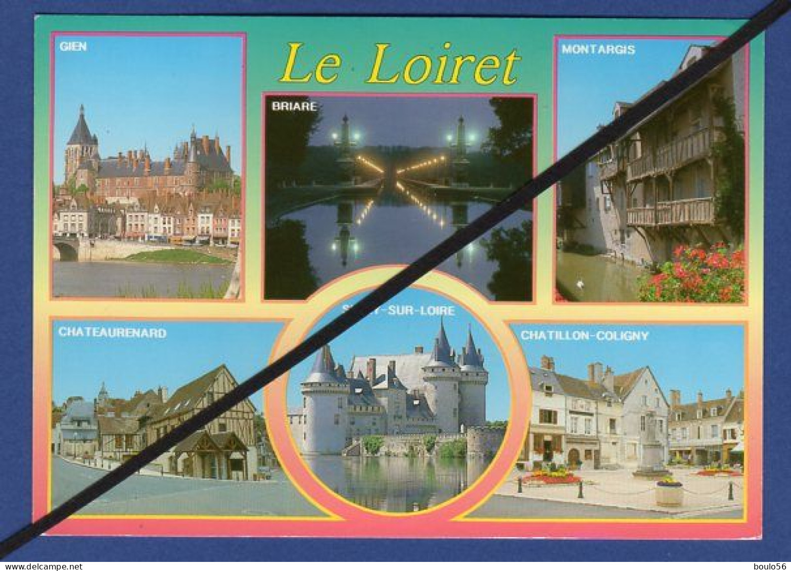 CPM(45.-LOIRET ) - OUZOUER -Sur Loire -Multivues Sur Le Département. - Ouzouer Sur Loire