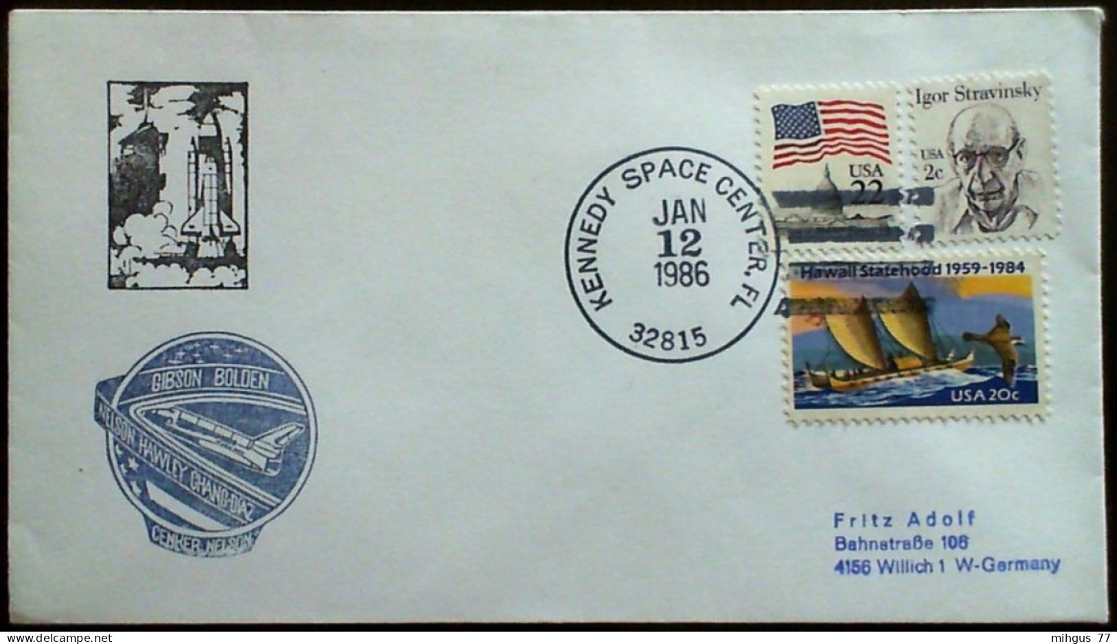 USA 1986 Space Shuttle 61-C Launch - Etats-Unis