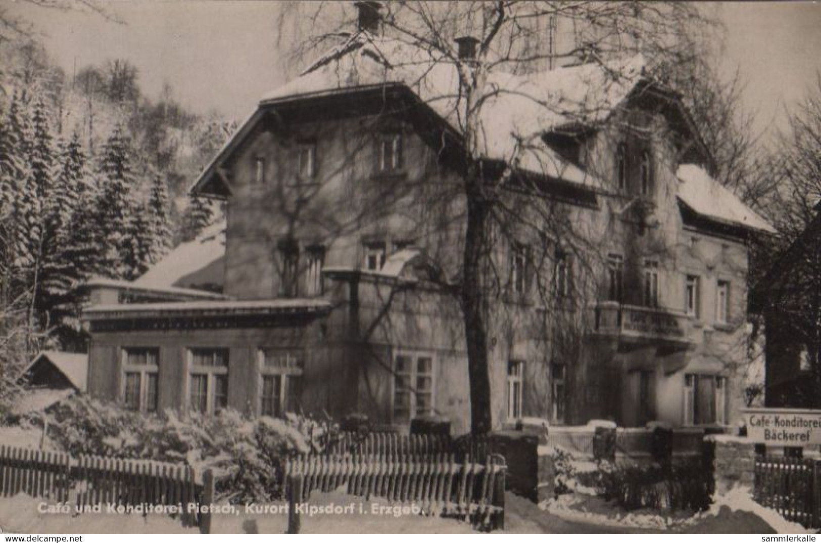 33706 - Altenberg-Kipsdorf - Konditorei Pietsch - Ca. 1965 - Kipsdorf