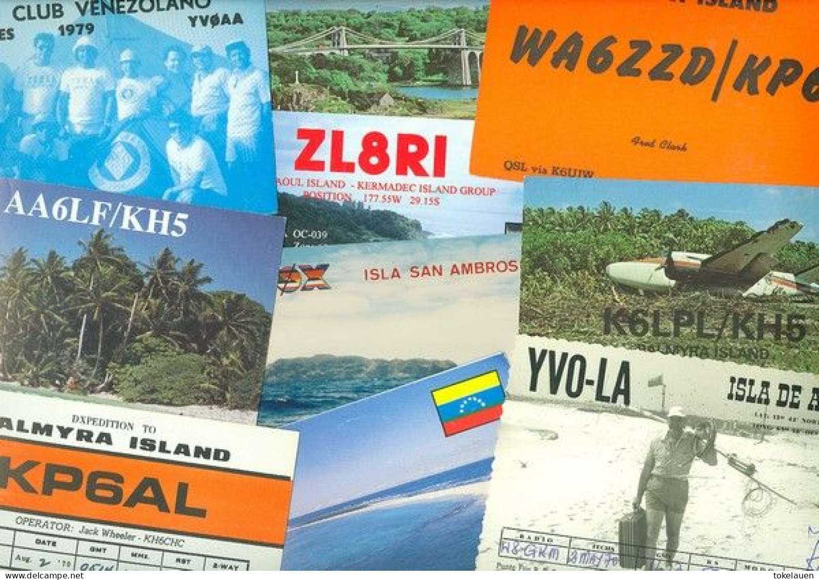 Lot Collection 26x Radio Qsl Cards - Autres & Non Classés