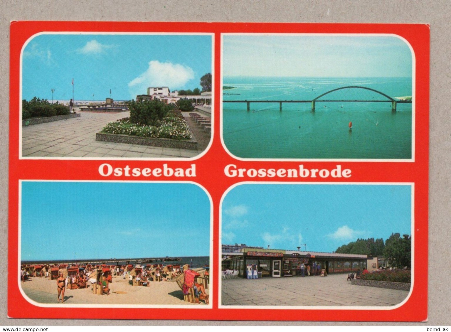 A2547} BRD - Color-AK : Ostseebad Grossenbrode - Oldenburg (Holstein)