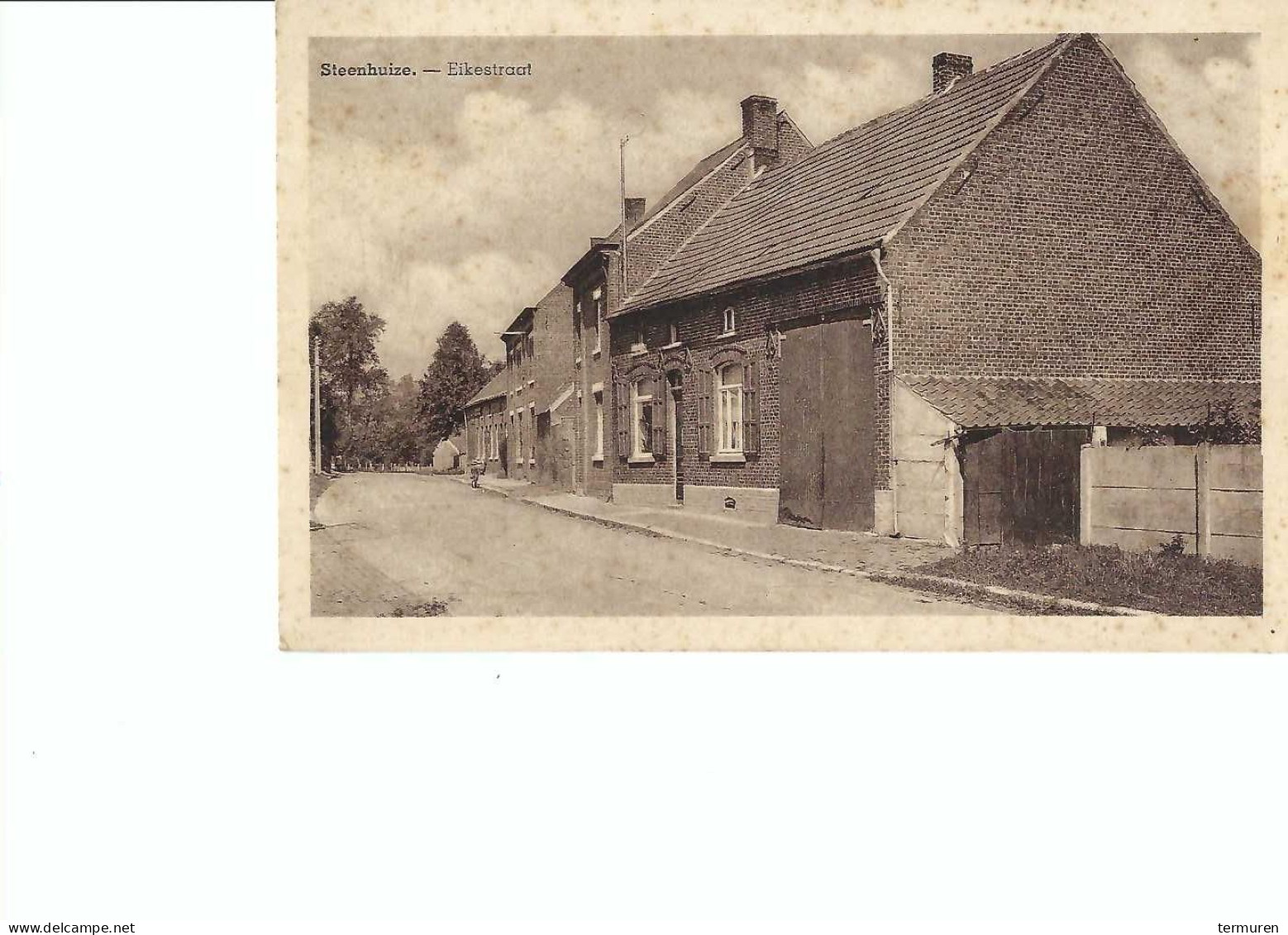 Steenhuize Wijnhuize :Eikestraat -uitgave Van Snick , Steenhuize - Herzele