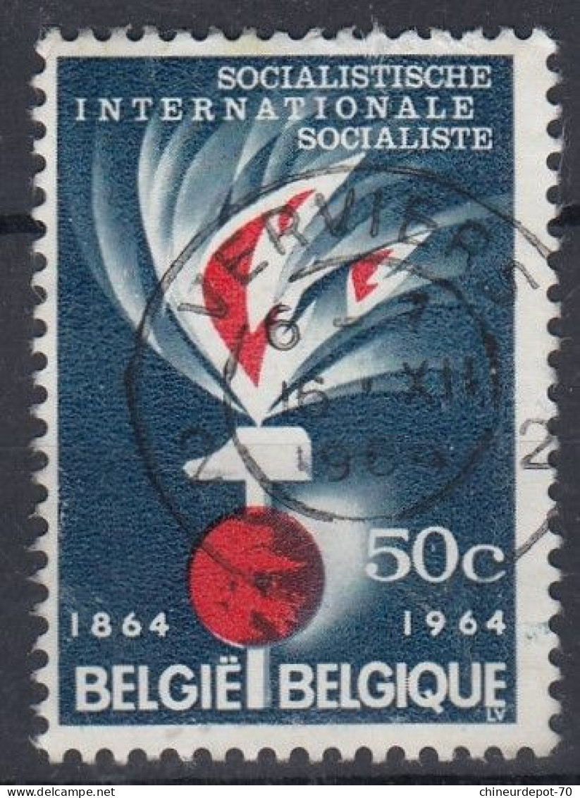 SOCIALISTISCHE INTERNATIONALE SOCIALISTE 50c 1964 CACHET VERVIERS - Usados