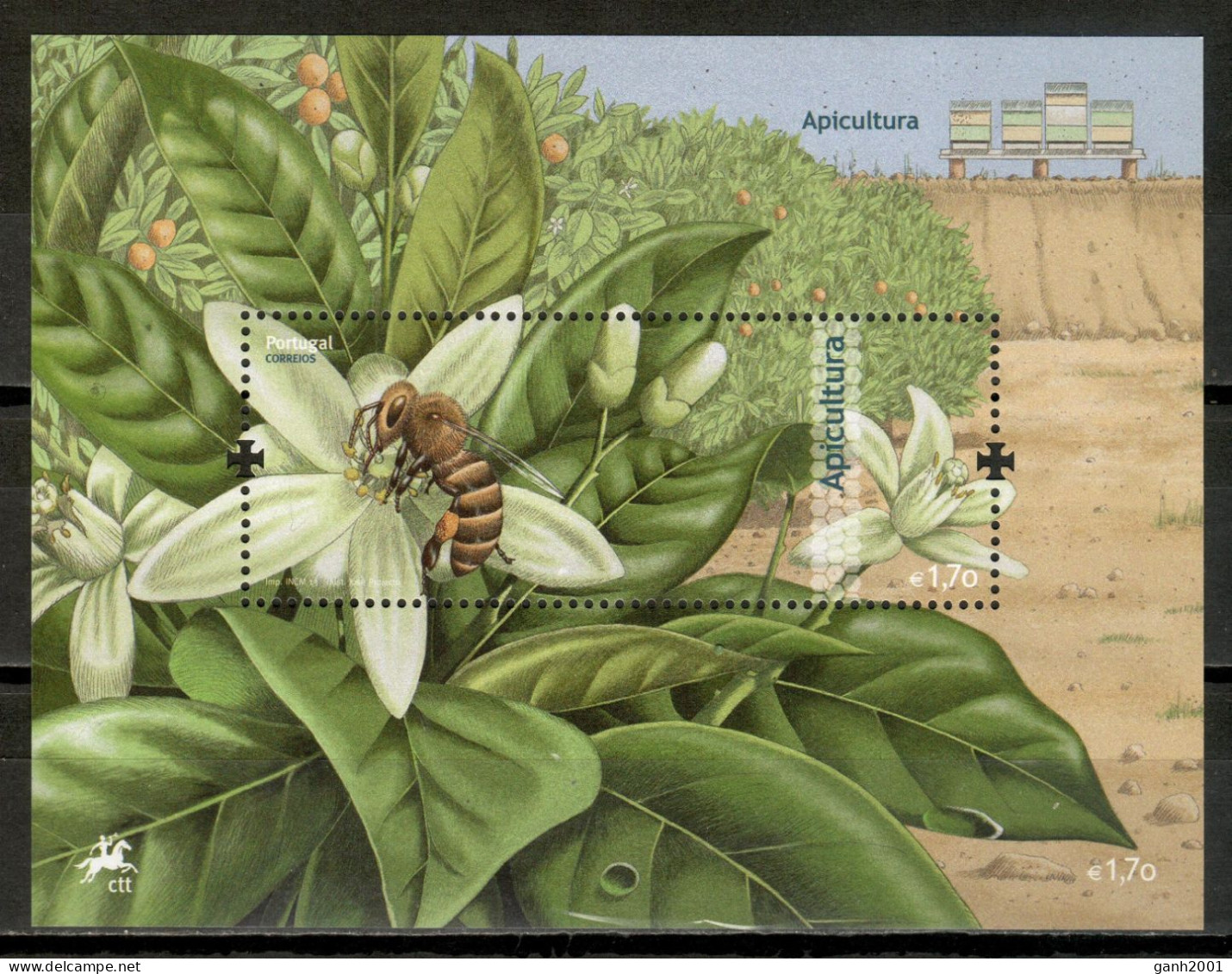 Portugal 2013 / Insects Bees MNH Insectos Abejas Abeilles Bienen / Cu17515  36-16 - Honeybees