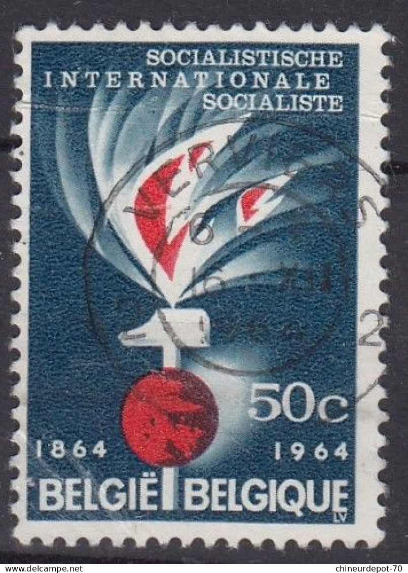 SOCIALISTISCHE INTERNATIONALE SOCIALISTE 50c 1964 CACHET VERVIERS - Used Stamps