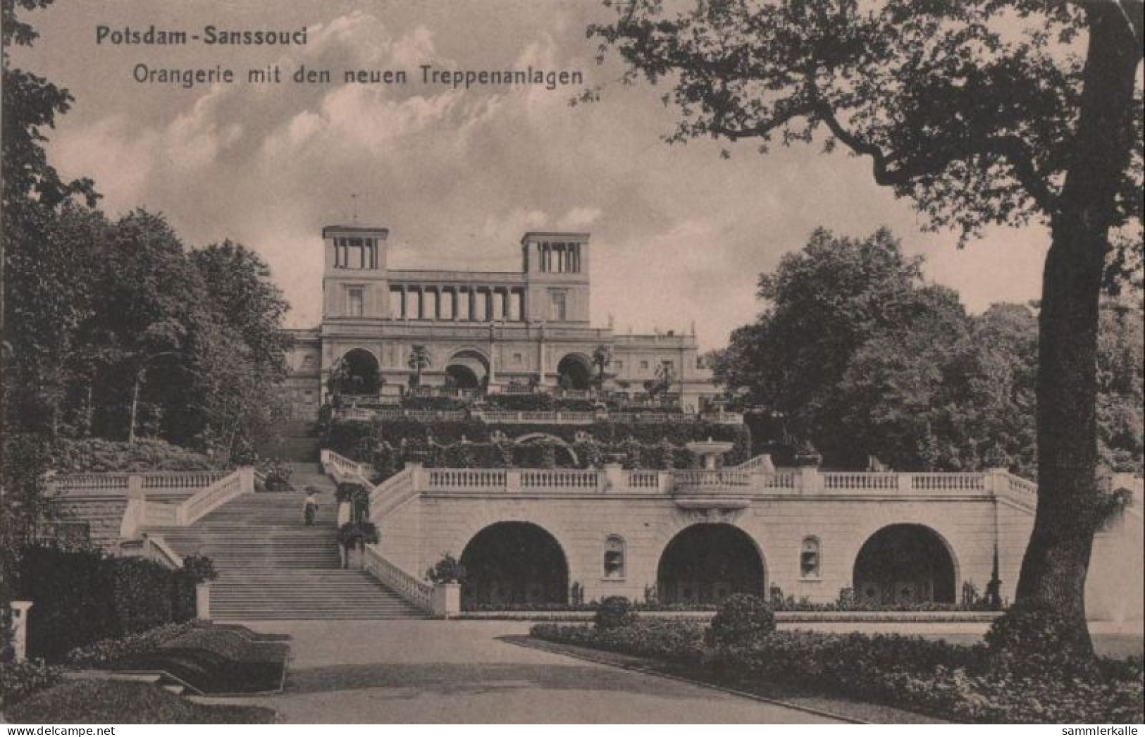 85095 - Potsdam, Sanssouci - Orangerie Mit Neuen Treppenanlagen - Ca. 1935 - Potsdam