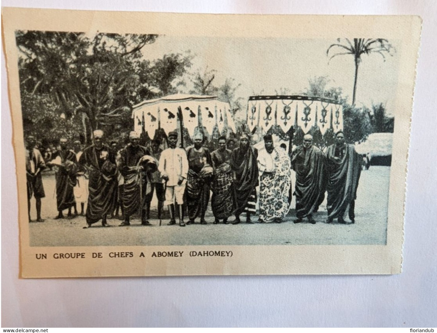 CPA - Bénin Un Groupe De Chefs A Abomey Dahomey - Benin