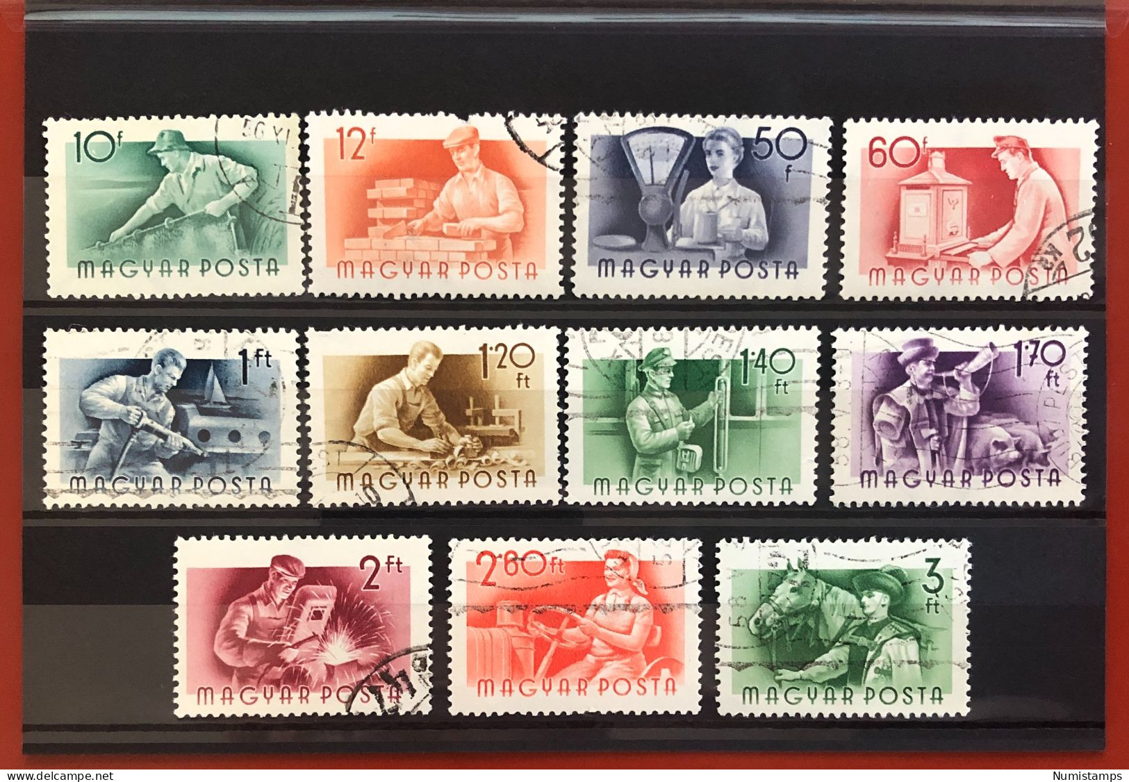 Ungheria - Francobolli Del 1955 - Used Stamps