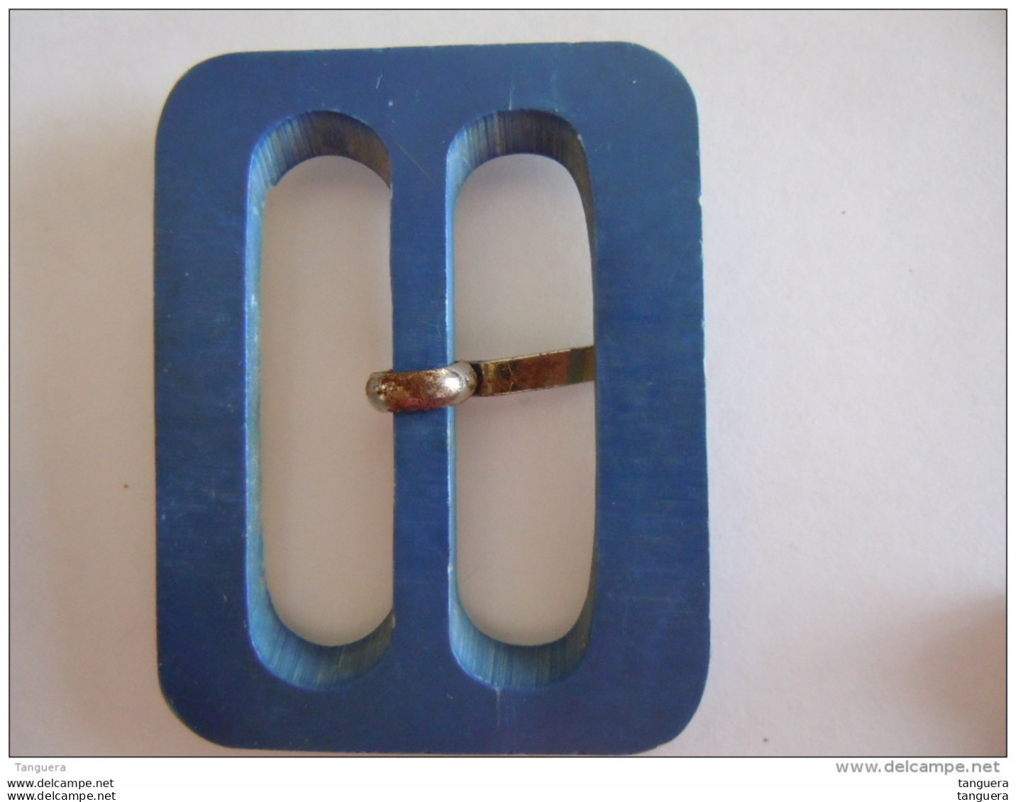 Vintage Gesp Plastic Ancienne Boucle De Ceinture 60's 3,8 X 5cm - Cinturones & Hebillas