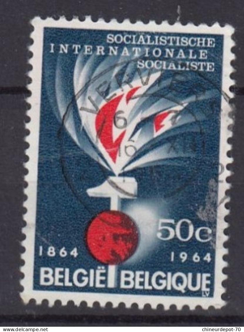 SOCIALISTISCHE INTERNATIONALE SOCIALISTE 50c 1964 CACHET VERVIERS - Used Stamps