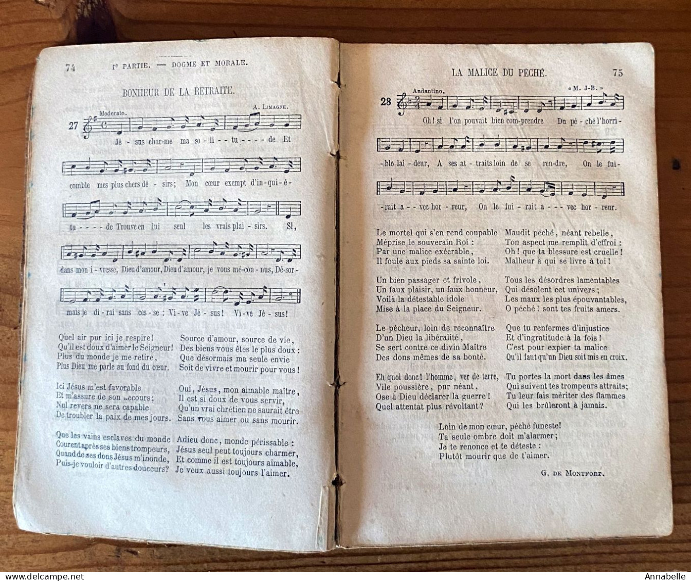 Choix De Cantiques à 1, 2 Ou 3 Voix, Des Motets Pour Les Saluts Du Saint Sacrement 3ème édition Revue Et Augmentée 1882? - Religion