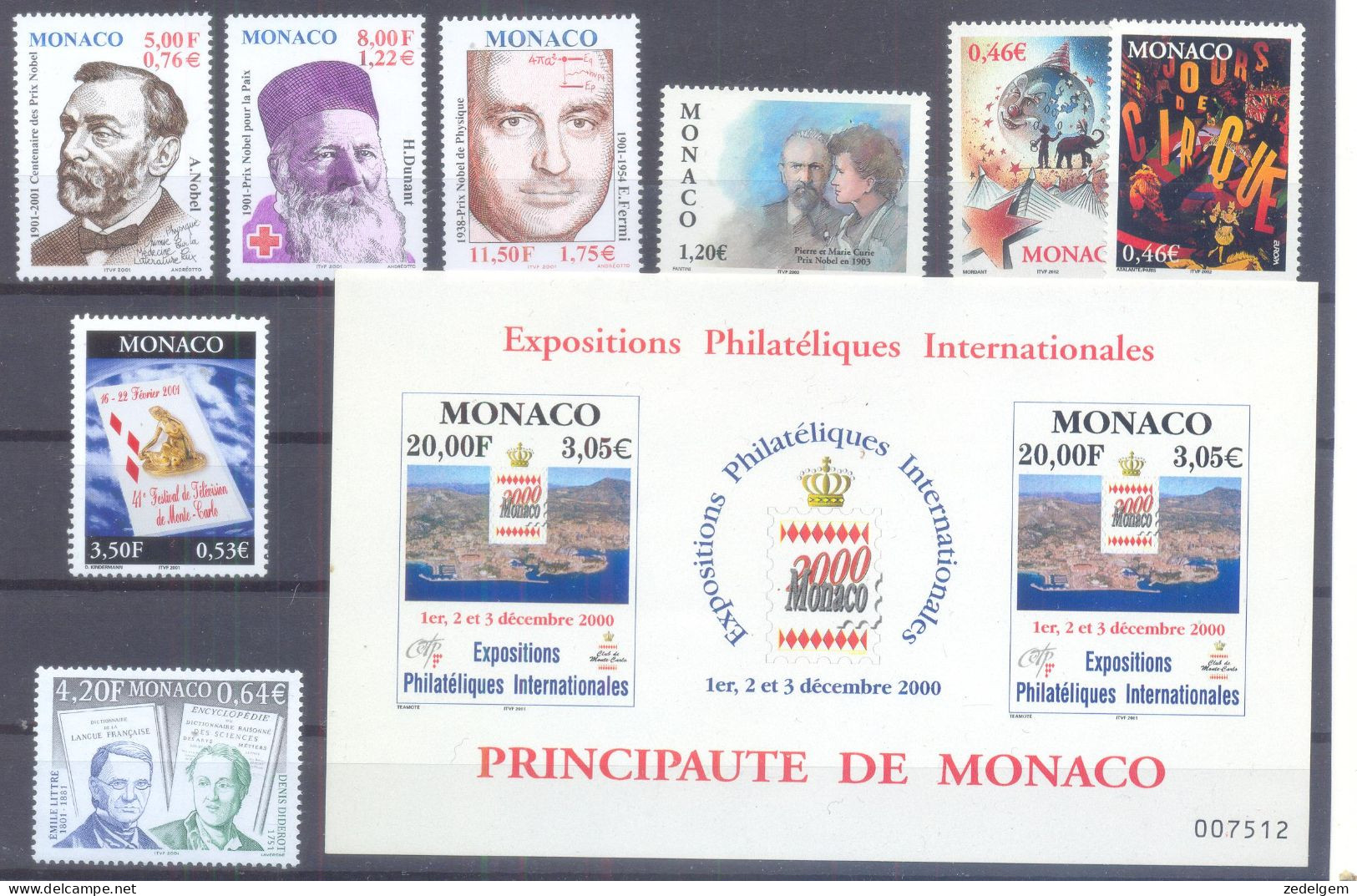 MONACO     (K043) XC - Collections (sans Albums)