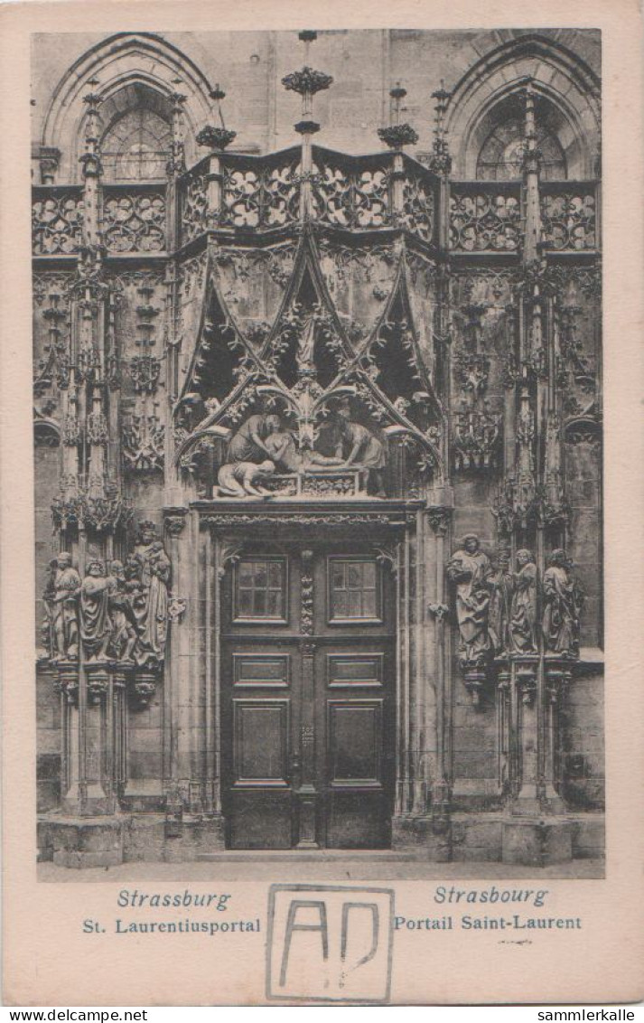 29860 - Strassburg - St. Laurentiusportal - Ca. 1930 - Elsass