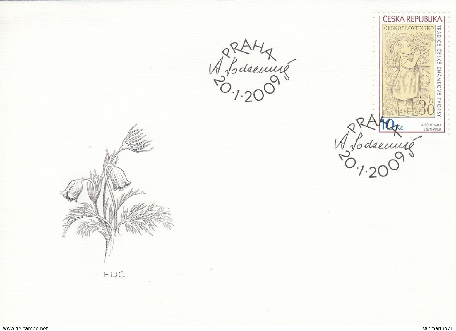 FDC CZECH REPUBLIC 586 - FDC