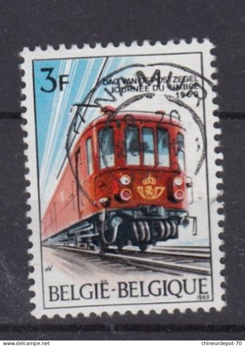 JOURNEE DU TIMBRE 1969 Train Cachet NAMUR - Oblitérés