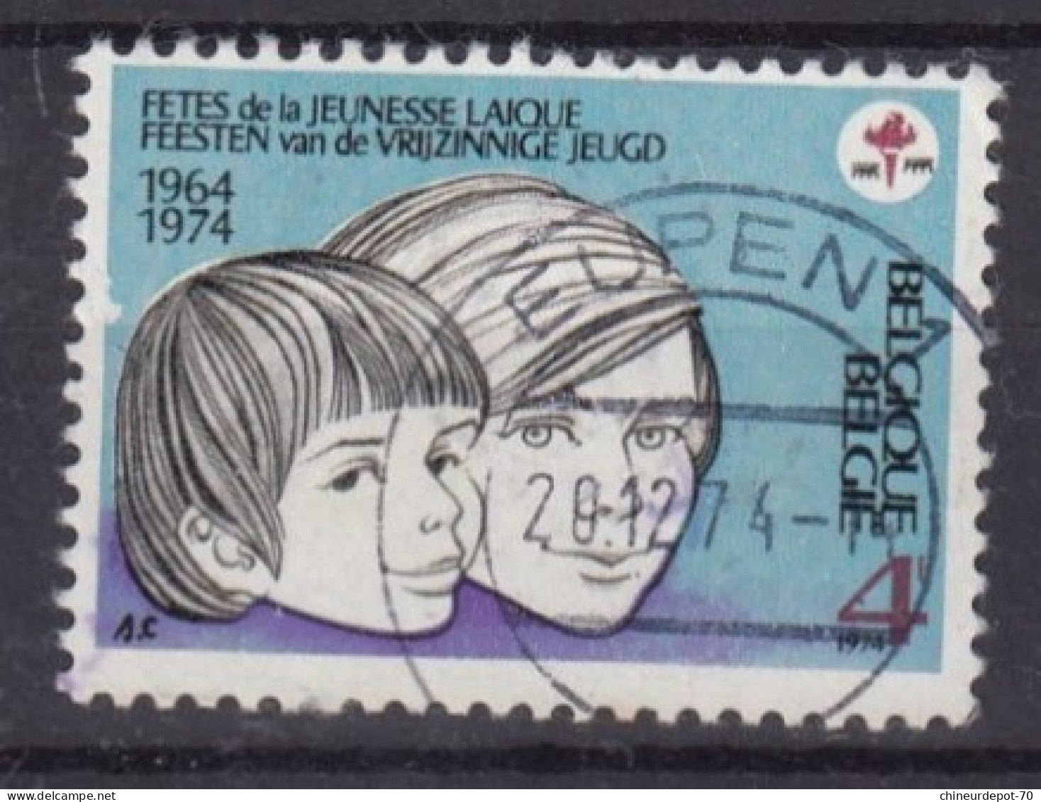 FETES De La JEUNESSE LAIQUE FEESTEN Van De VRIJZINNIGE JEUGD Cachet EUPEN - Used Stamps