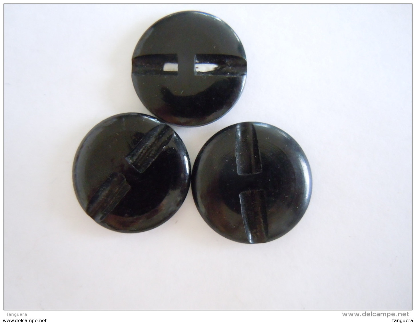 3 Knopen Boutons Bakeliet Bakelite Nacre 2 Cm - Boutons