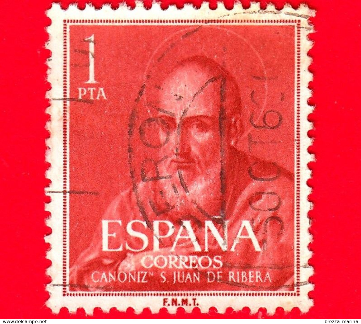 SPAGNA  - Usato - 1960 - Canonizzazione Di San Juan De Ribera (1532-1611) - 1 - Gebraucht