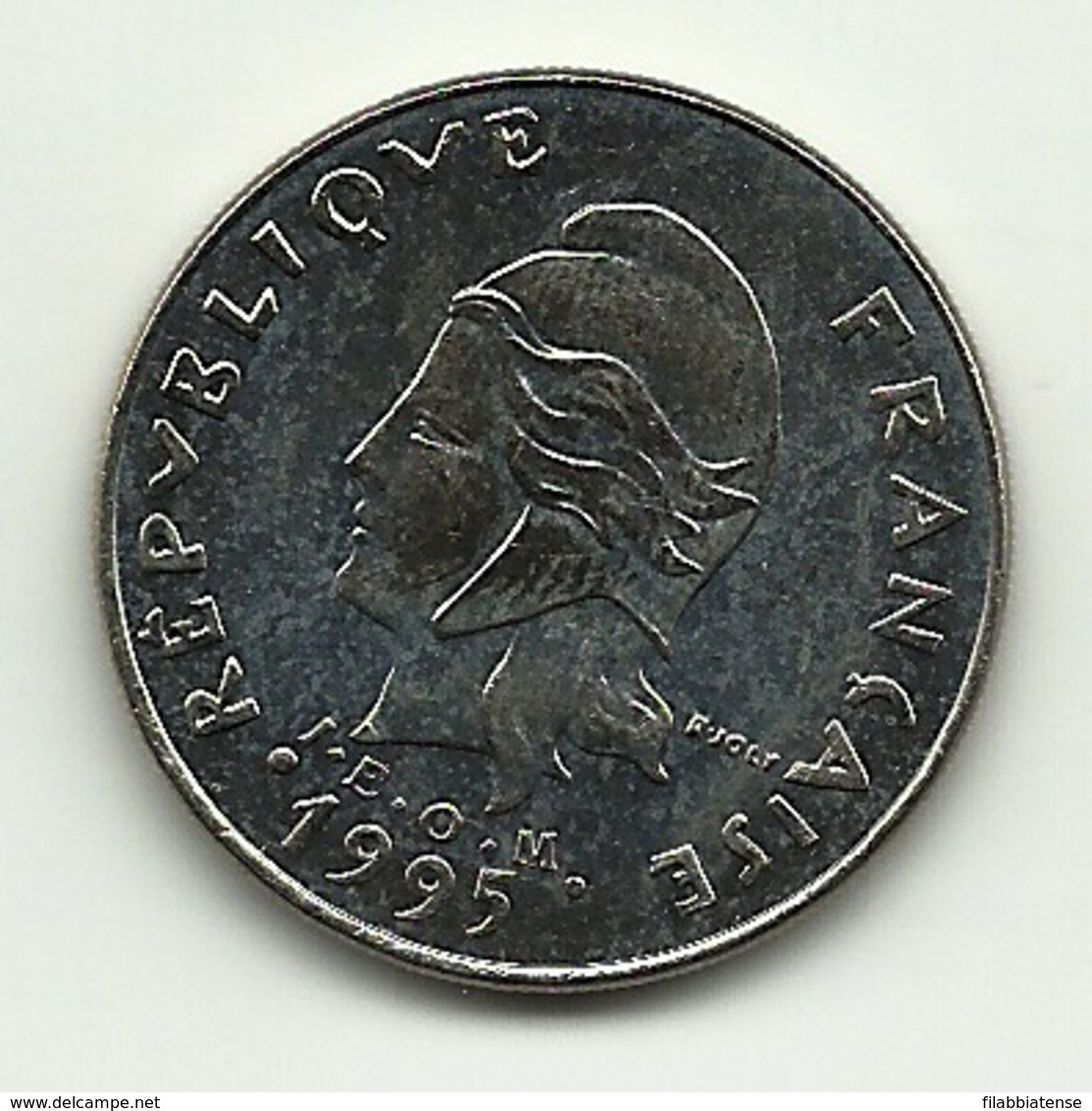 1995 - Polinesia Francese 20 Francs - French Polynesia