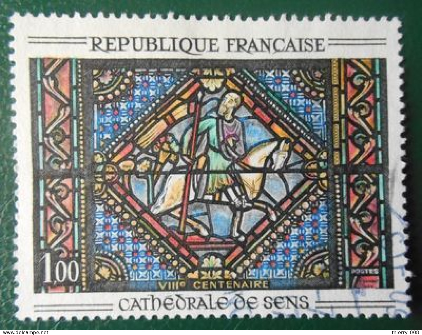 1427 France 1964 Oblitéré Cathédrale De Sens Saint Paul Sur Le Chemin De Damas - Used Stamps