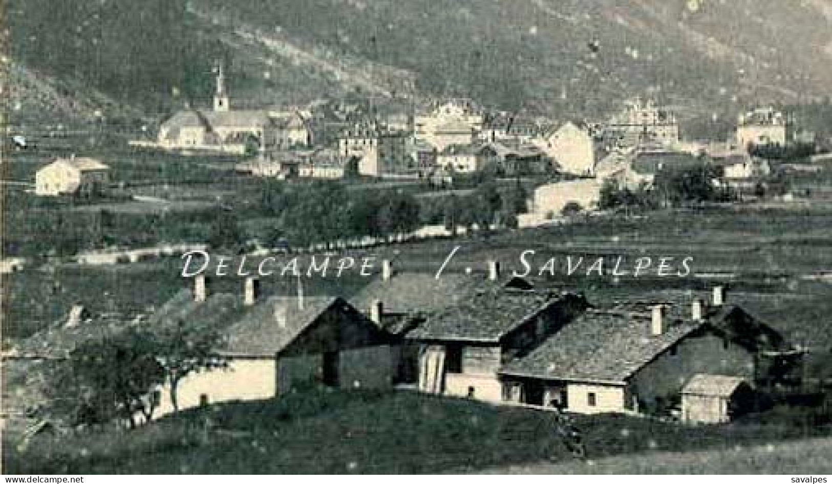 Rare Chamonix 1862 * Vue De La Vallée Depuis Les Barrats - Photo Stéréoscopique Savioz - Stereoscopic