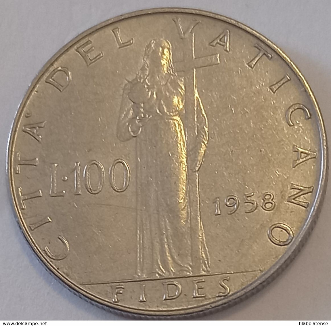 1958 - Vaticano 100 Lire   ------- - Vaticano