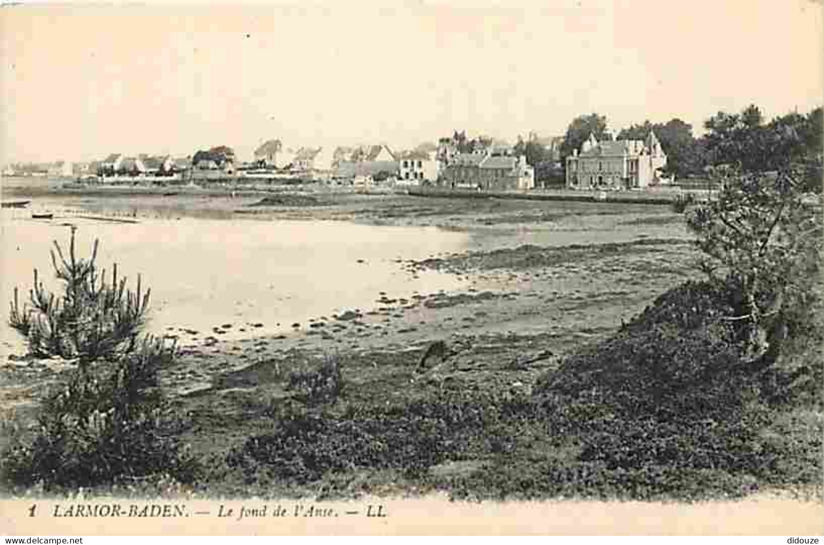 56 - Larmor Baden - Le Fond De L'Anse - CPA - Voir Scans Recto-Verso - Larmor-Plage